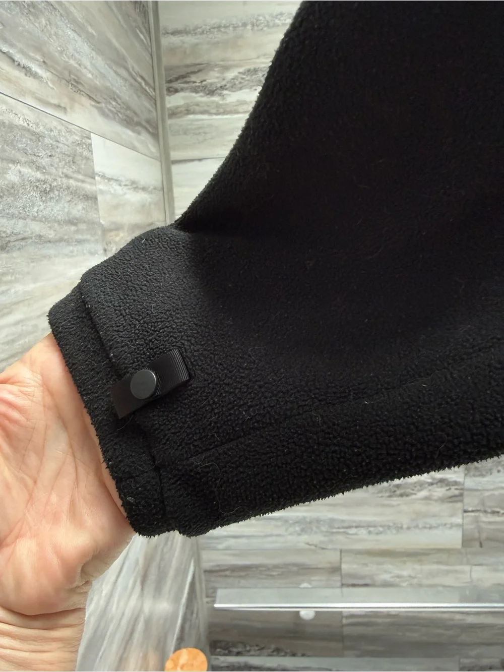 The North Face Black Aspen Embroidered Lightweight Fleece Jacket